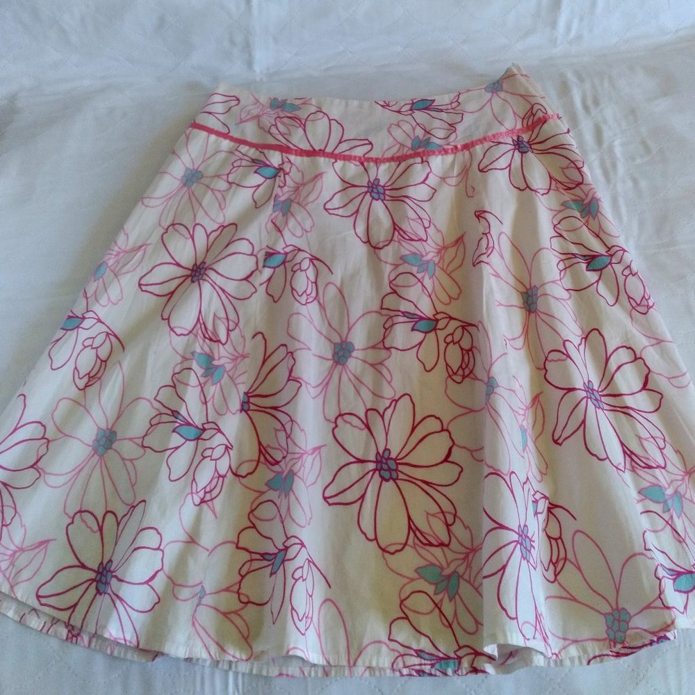 FLORAL TIME AND A HALF SKIRT